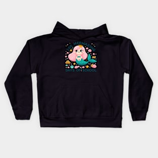 100 Mermazing Days of School Kids Hoodie